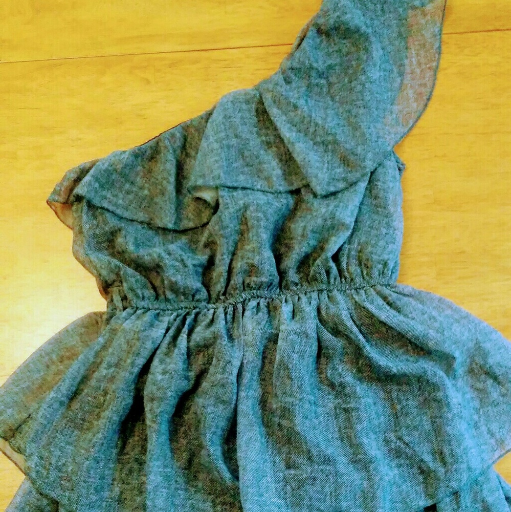 🌺 5/$15 Ruffled Dress Shirt/Mini Dress